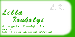 lilla konkolyi business card